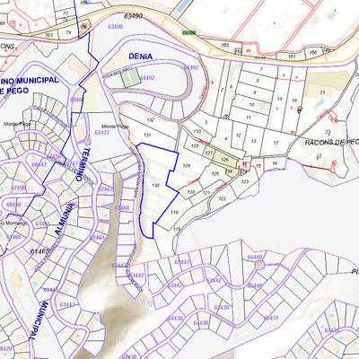 Venta de 8 Fincas Rústicas en Sector Polígono 1 Parcela 130 RACONS DE PEGO Dénia (Alicante/Alacant